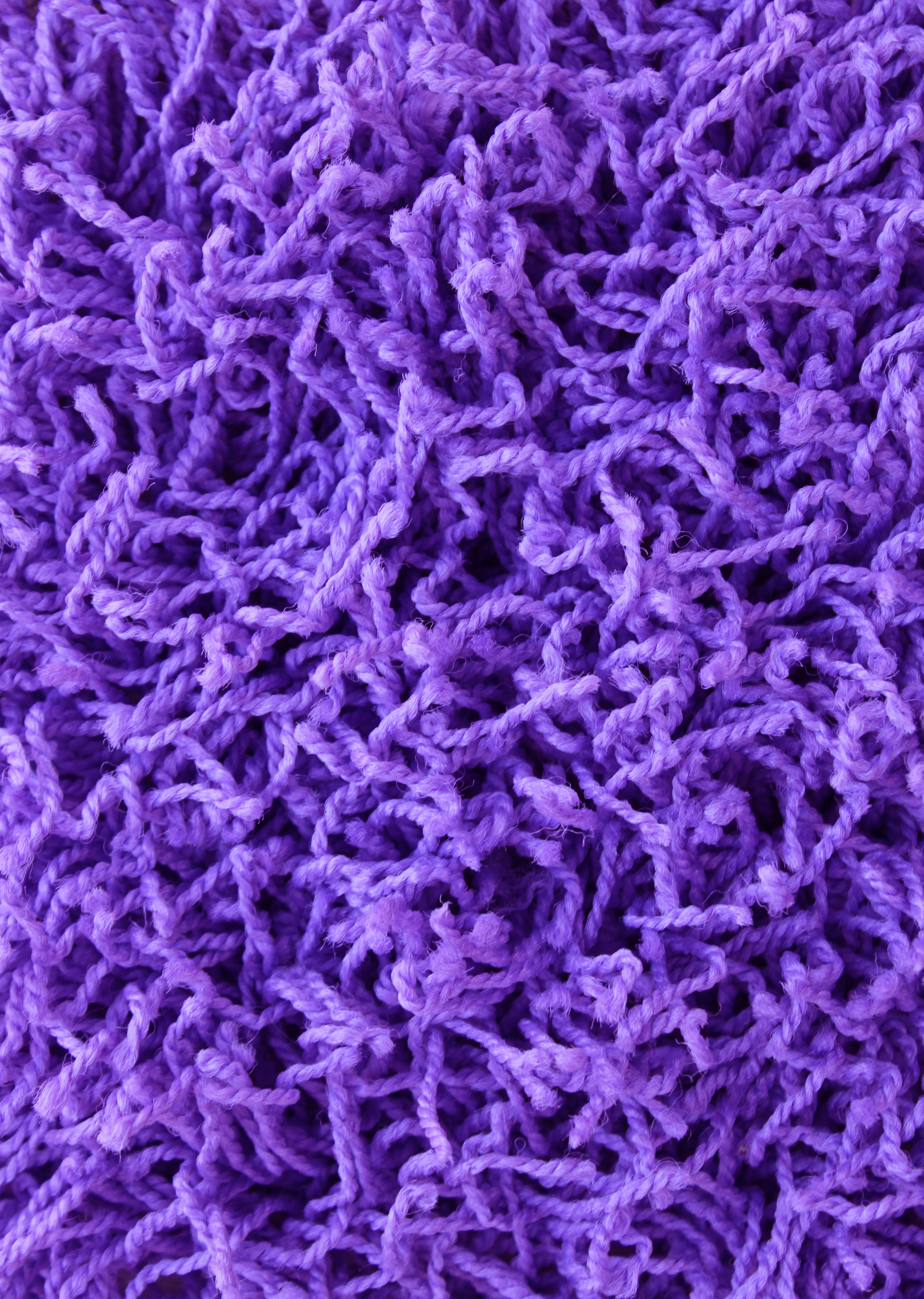 Lilac Shag Rug 